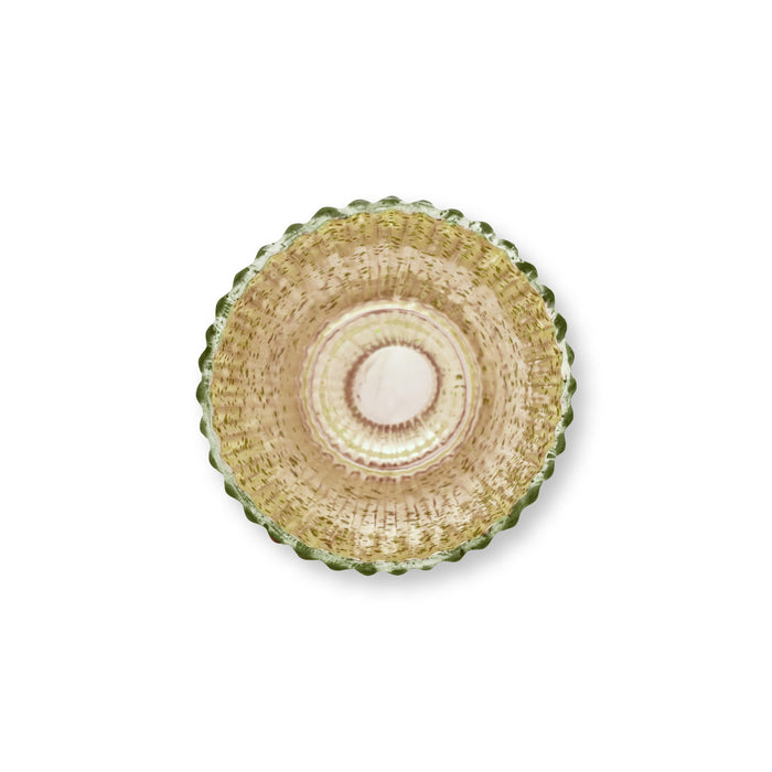 Pip Studio Waxinelichthouders Set van 3 - van Glas - Blauw - 10x10.5cm