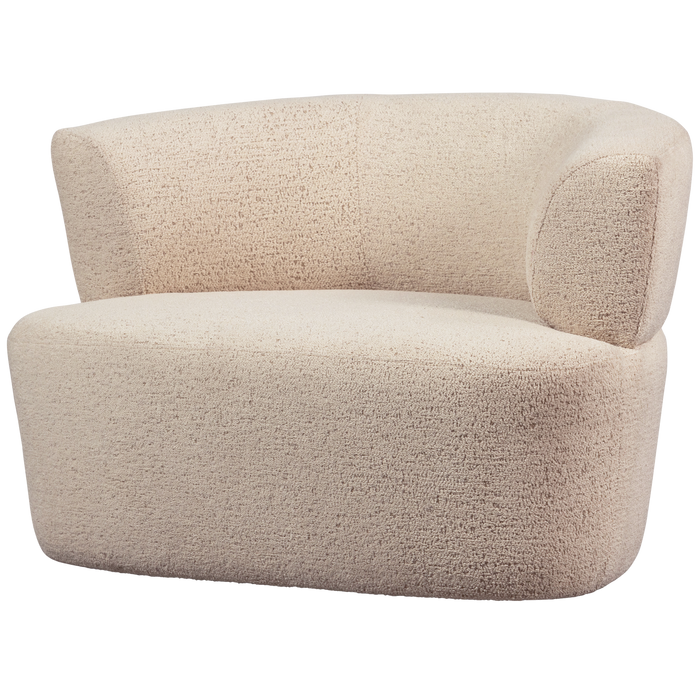 WOOOD Boris Fauteuil - Polyester - Warm Zand - 70x103x80