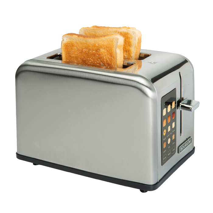 Bourgini Digital Toaster – 2 Sleuven – Display – 6 Warmtestanden