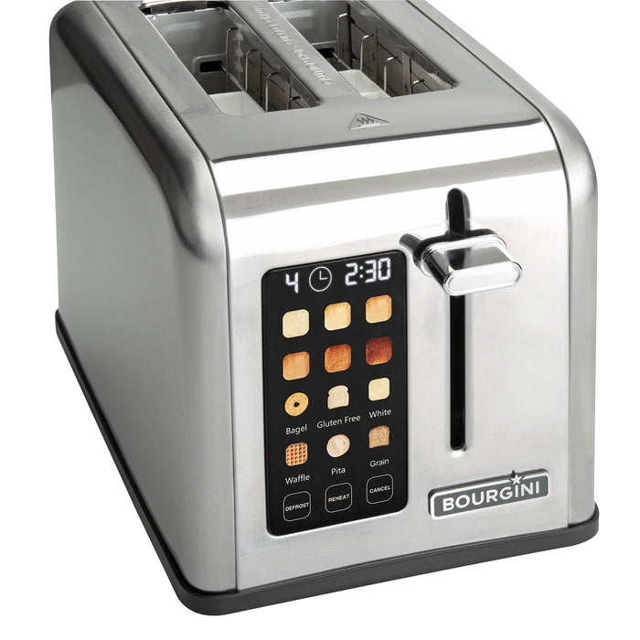 Bourgini Digital Toaster – 2 Sleuven – Display – 6 Warmtestanden