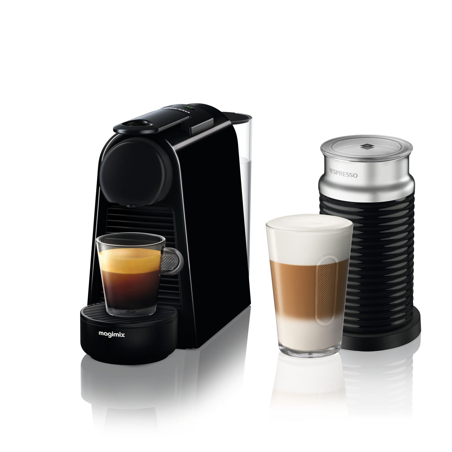 Nespresso Magimix Essenza Mini M115-11377 + Melkopschuimer