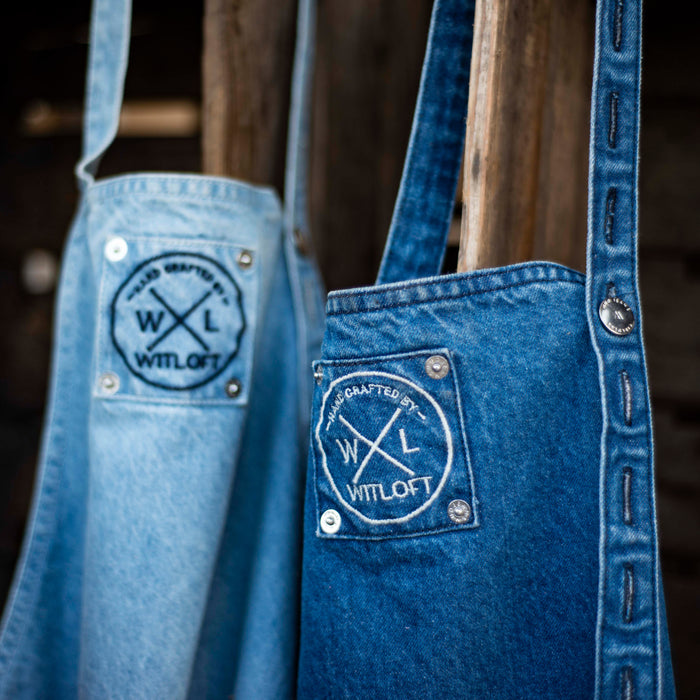 Witloft Denim Schort- Mid Blue