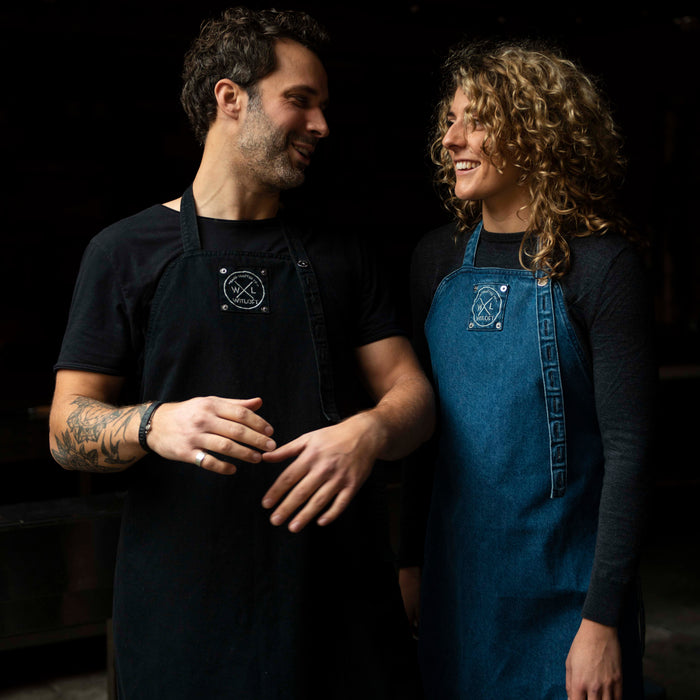 Witloft Denim Schort- Mid Blue