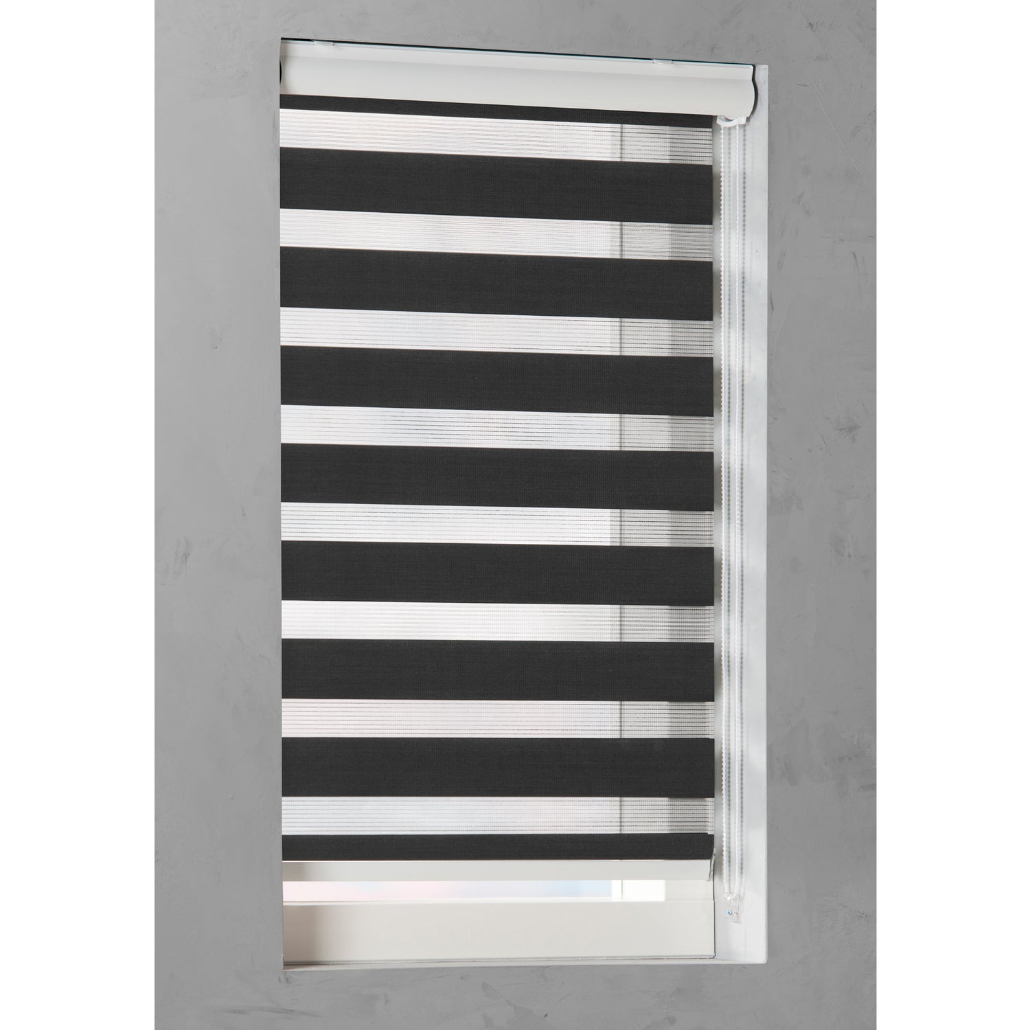 Rollit Noah Duo Rolgordijn Zwart