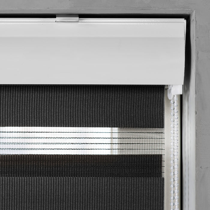 Rollit Noah Duo Rolgordijn Zwart