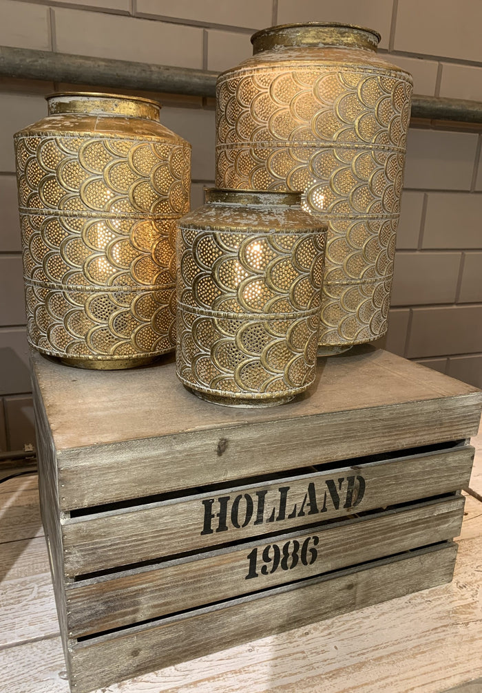 Freelight Tafellamp Milk Antiek Goud 20cm Ø