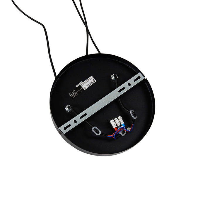 QAZQA Industriële hanglamp zwart 3-lichts - Facil