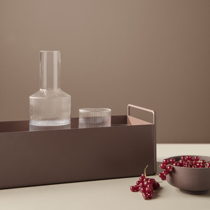 Ferm Living Ripple Karaf 1 L - Clear