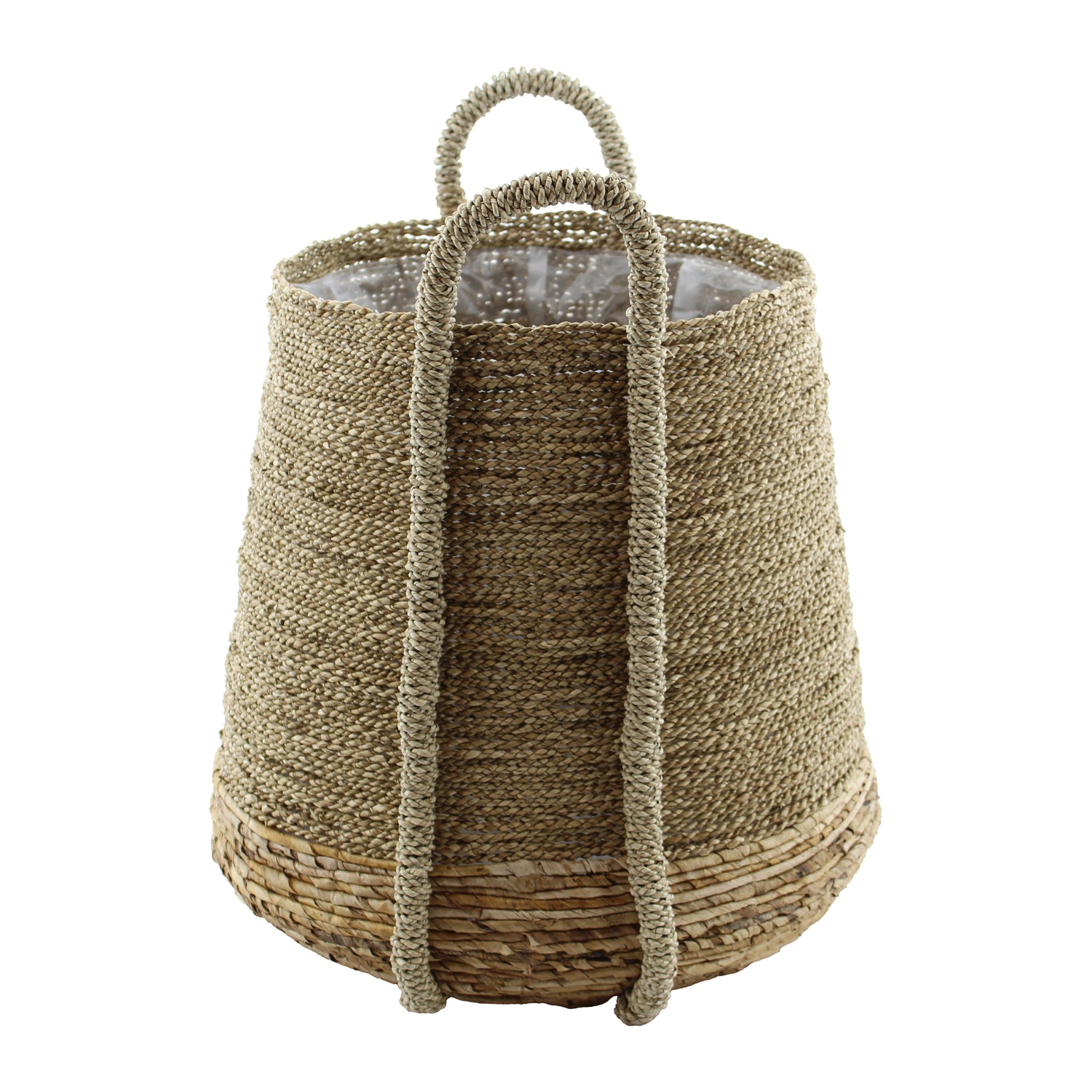 Van der Leeden Abaca Plantenmand Ø 40 cm - Naturel