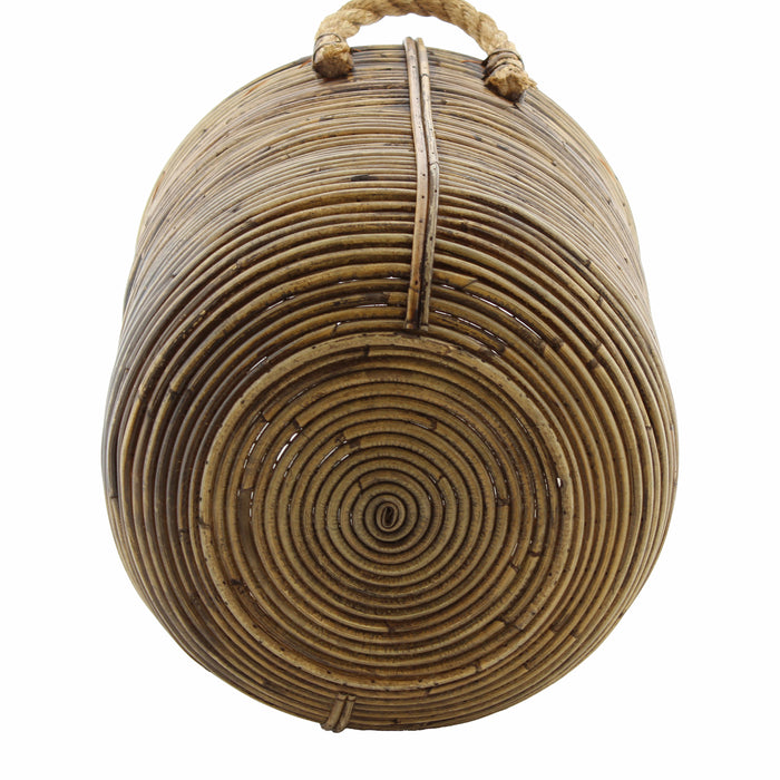 Van der Leeden Stripe Opbergmand Ø 35 cm - Bronze