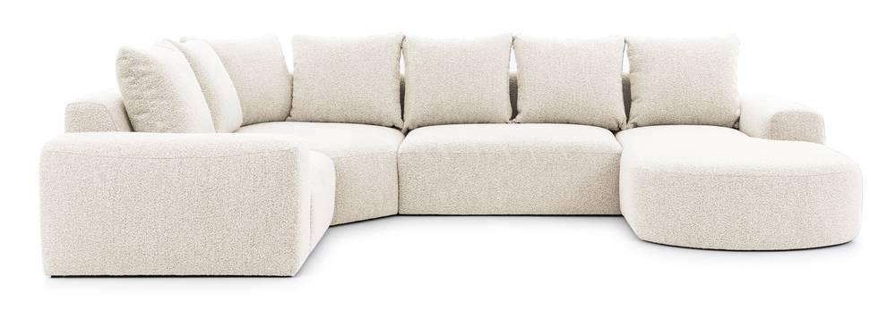 NADUVI Collection U-bank Monteri links bouclé modulair