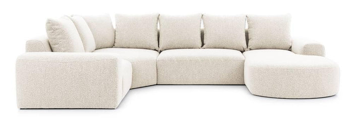 NADUVI Collection U-bank Monteri links bouclé modulair