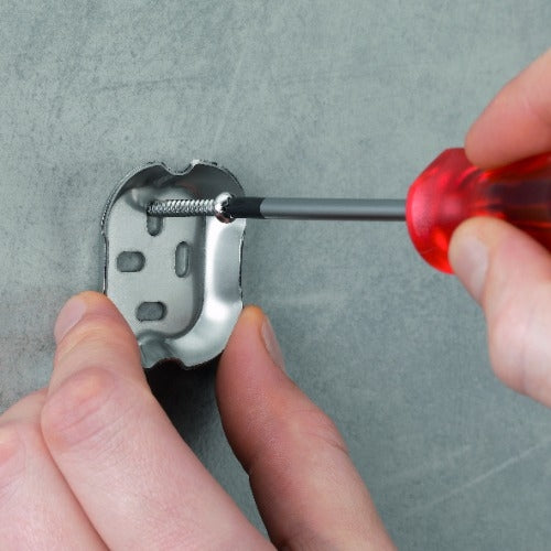 Lucido Haardroger Houder met Wandbevestiging - Zilver - Kela