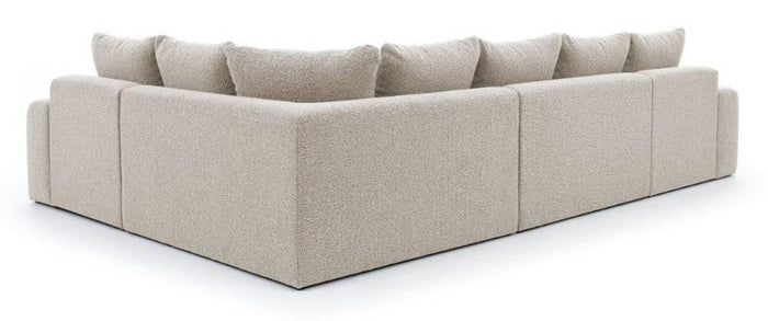 NADUVI Collection U-bank Monteri rechts bouclé modulair