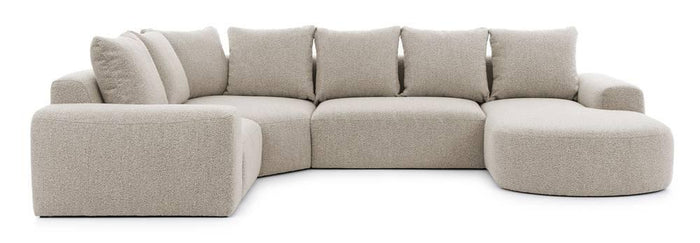 NADUVI Collection U-bank Monteri links bouclé modulair