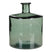 Mica Decorations Guan Glazen Fles - H26 x Ø21 cm - Groen