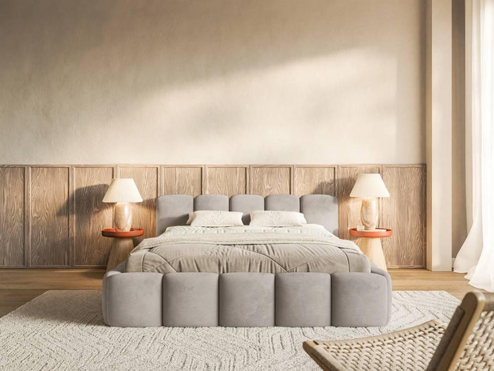 NADUVI Collection Bedframe Chloe laag 140 x 200 cm velvet