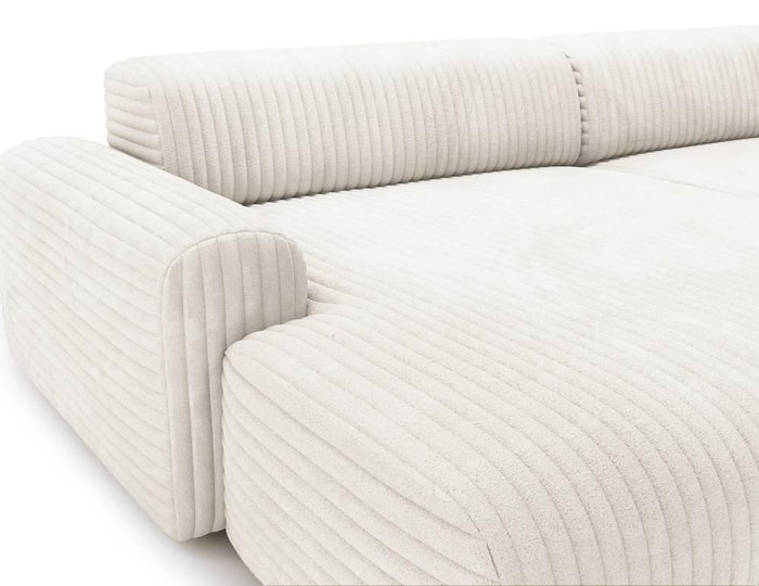 NADUVI Collection Hoekbank Fasole links ribstof