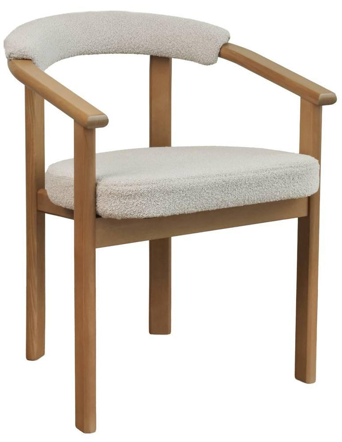 NADUVI Collection Eetkamerstoel Finlee bouclé