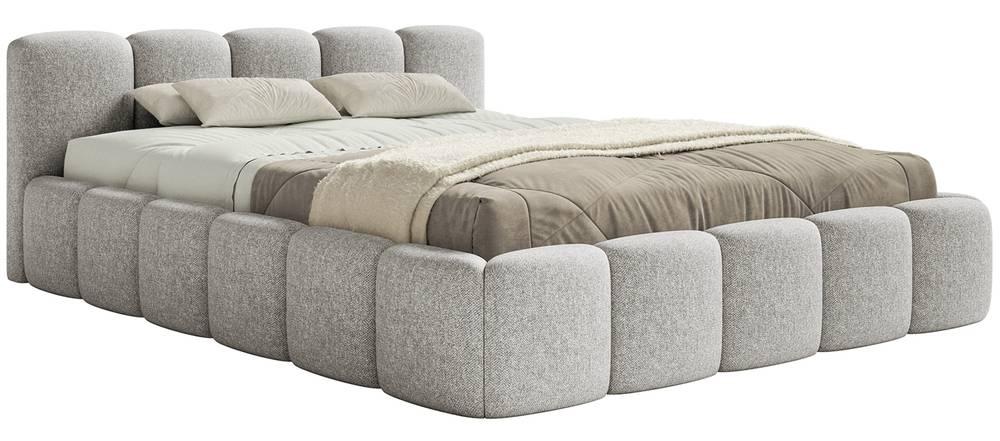 NADUVI Collection Bedframe Chloe laag 140 x 200 cm chenille
