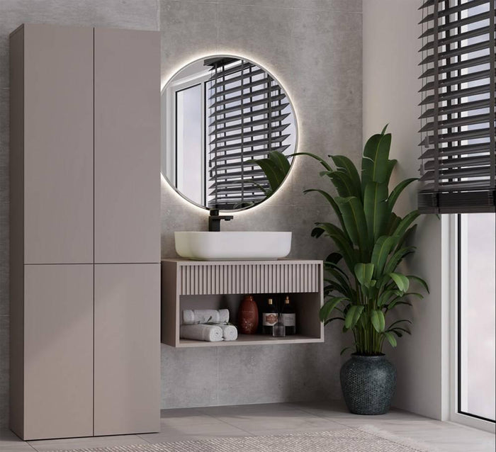 NADUVI Collection Badkamerkast Nolo met wasmand