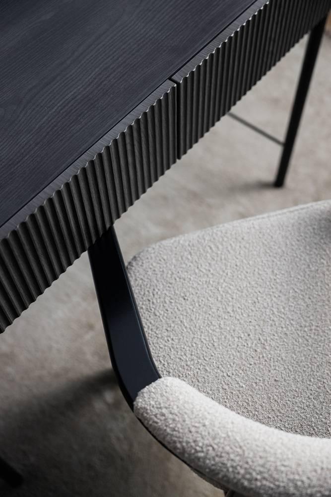 NADUVI Collection Eetkamerstoel Finlee bouclé