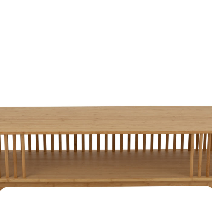 J-Line TV kast Live - bamboe - naturel