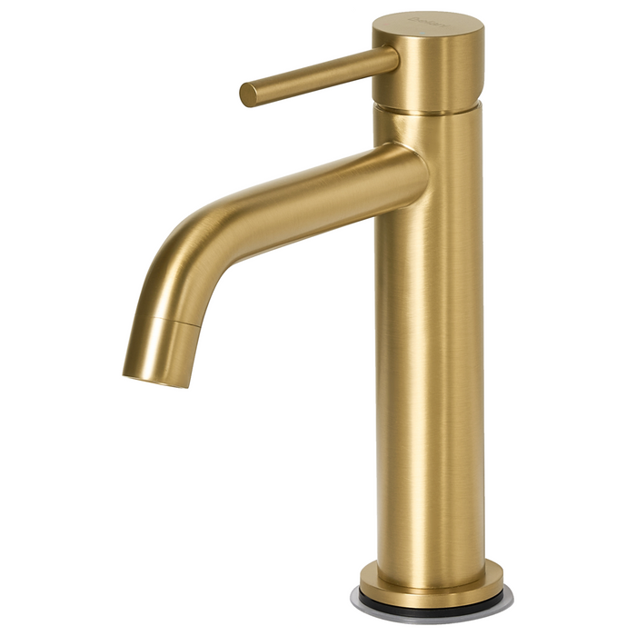 Beliani - SALINAS - Enkele wastafelkraan - Goud - 18 cm - Messing