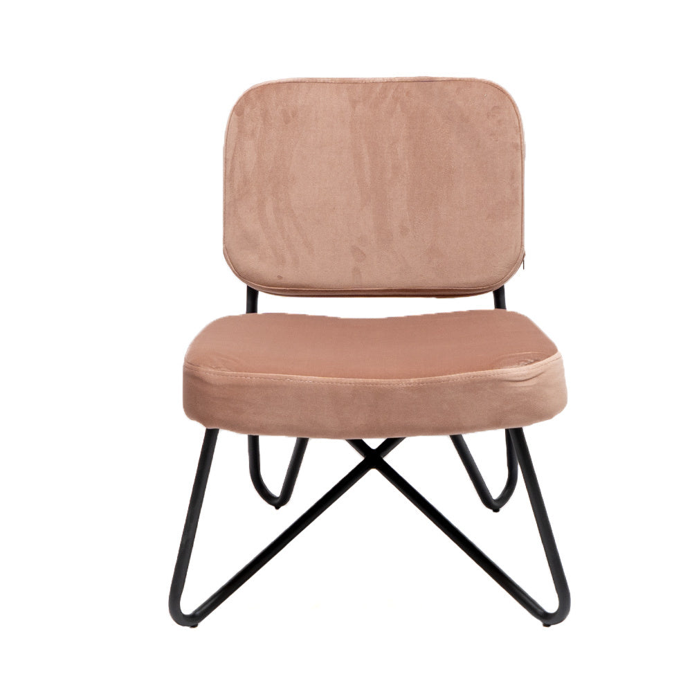 Bronx71 Velvet fauteuil Julia roze