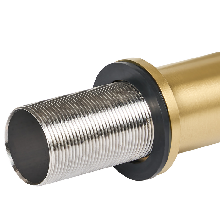 Beliani - SALINAS - Enkele wastafelkraan - Goud - 18 cm - Messing