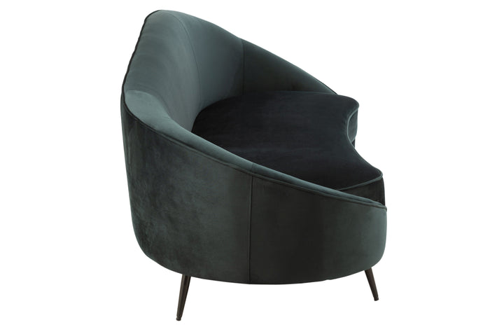 J-Line sofa Elisabeth - textiel|metaal - groen