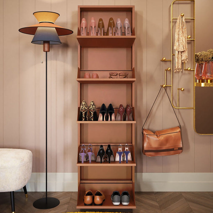 Schoenenkast Caruso bruin 5 laden Kare Design