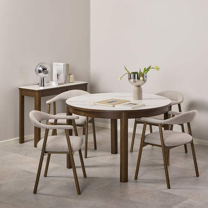 by fonQ Marmo Eettafel - Rond