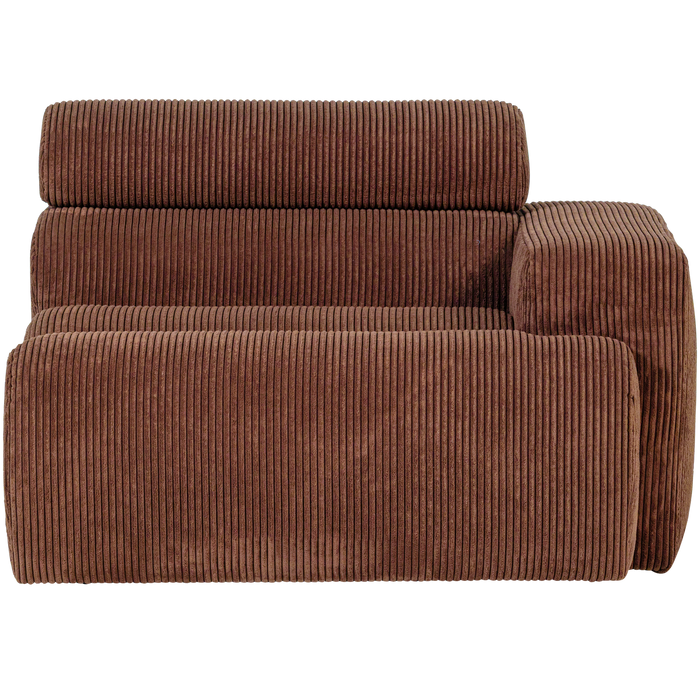 WOOOD Novi 1-Zits Element Bank Arm Rechts - Ribstof - Terra