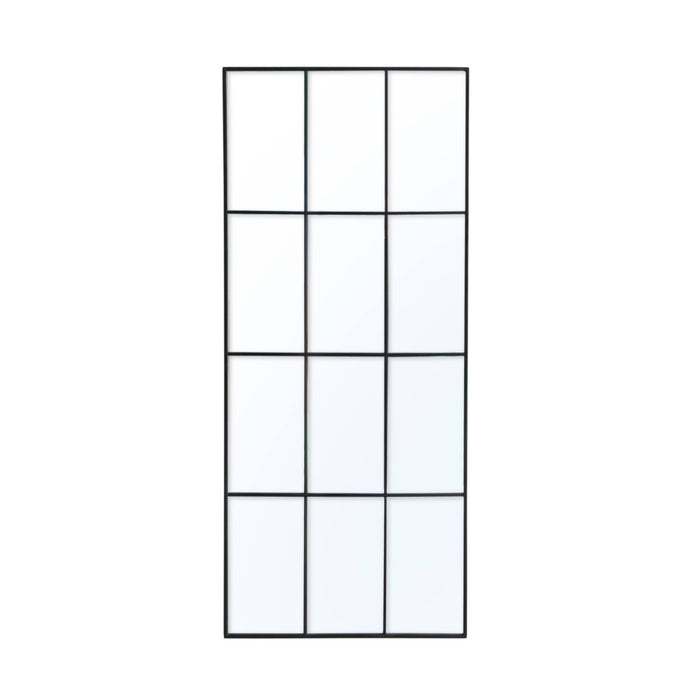 sweeek - Rechthoekige industriële spiegel staal