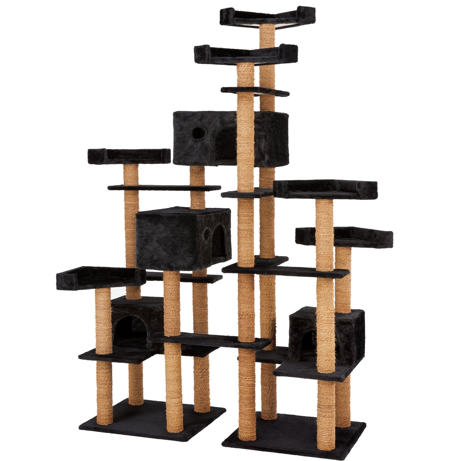 tectake® Krabpaal Mieze - Zwart