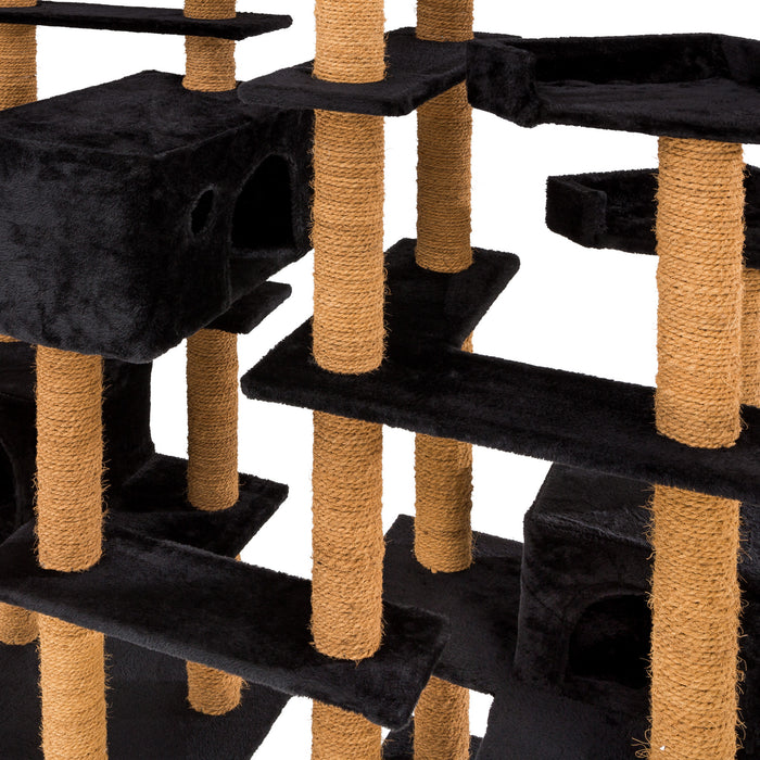 tectake® Krabpaal Mieze - Zwart