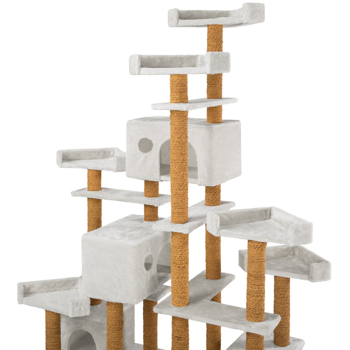 tectake® Krabpaal Mieze - Wit