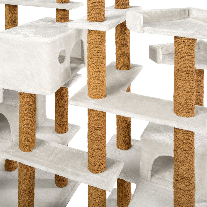 tectake® Krabpaal Mieze - Wit