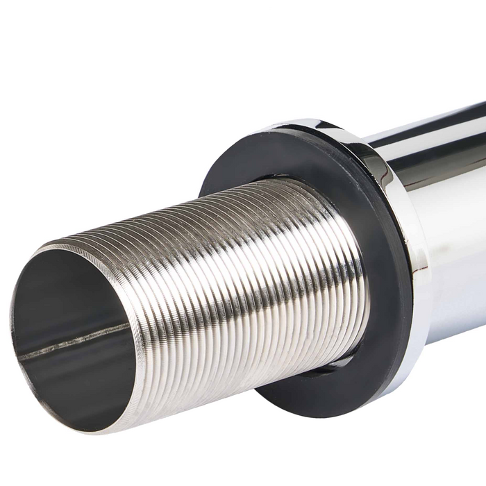 Beliani - COLHUE - Enkele wastafelkraan - Zilver - 30 cm - Messing