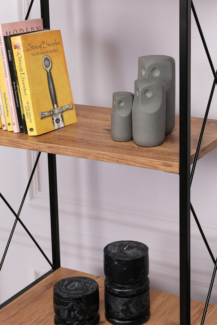 Giga Meubel - Boekenkast Pine Hout - 49x30x180cm - Tervel