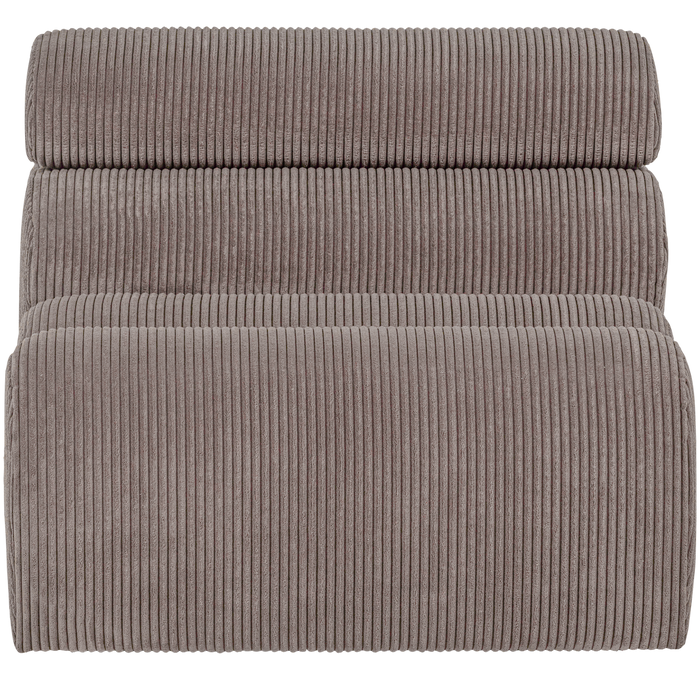 WOOOD Novi 1-Zits Element Bank - Ribstof - Zand - 86x82x113