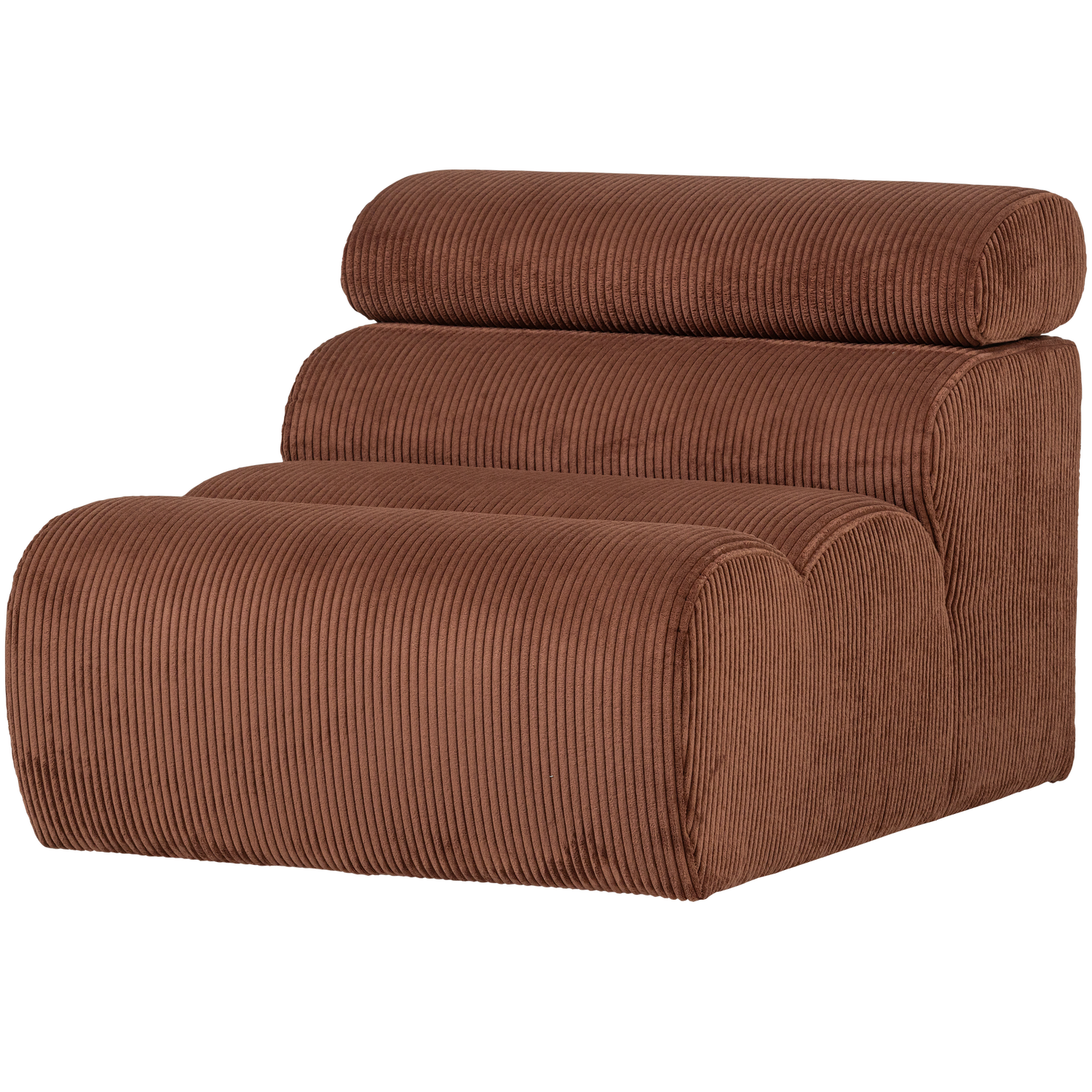 WOOOD Novi 1-Zits Element Bank - Ribstof - Terra - 86x82x113