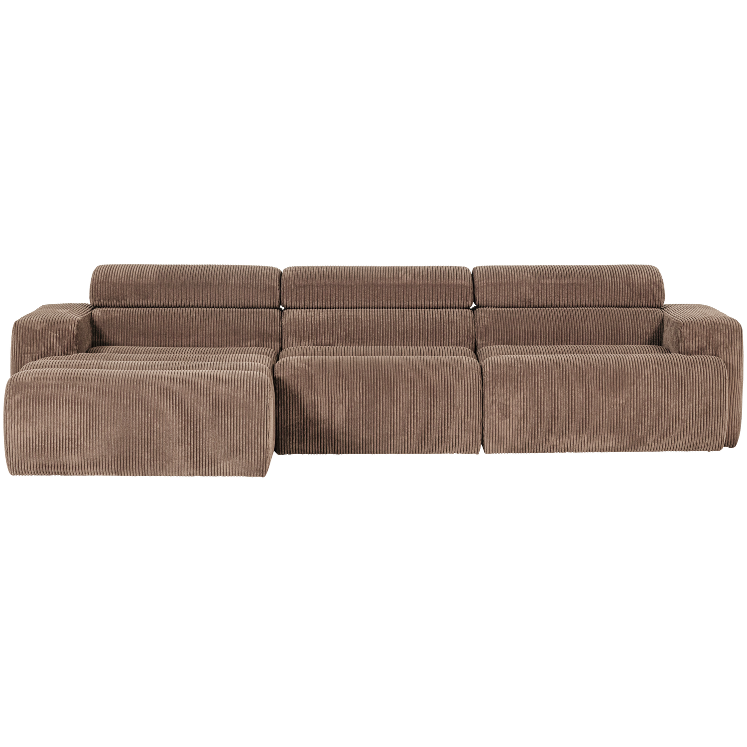 WOOOD Novi Chaise Longue Bank Links - Ribstof - Taupe