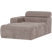 WOOOD Novi Chaise Longue Element Arm Links - Ribstof - Zand