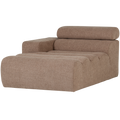 WOOOD Novi Chaise Longue Element Arm Links - Polyester - Taupe