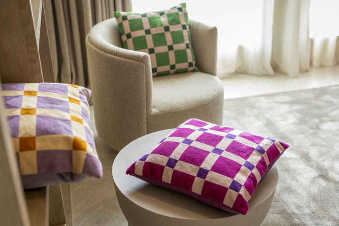 Dutch Decor sierkussen BLOCKS - 45x45 cm Rhapsody