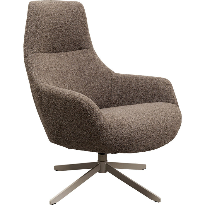 Draaifauteuil Mimi bruin Kare Design
