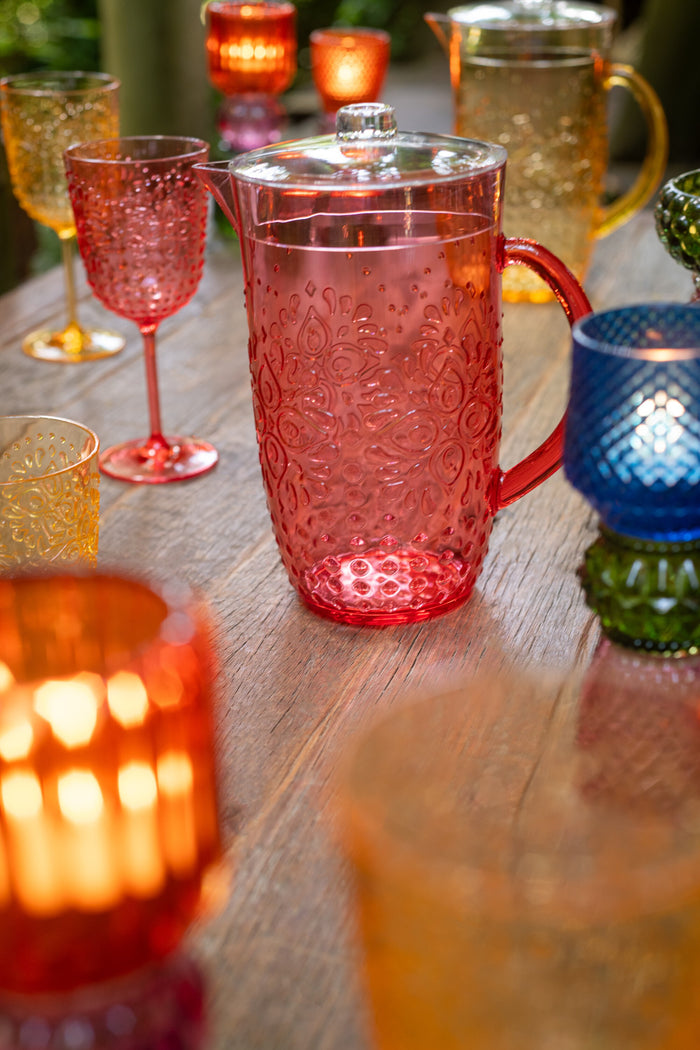 J-Line karaf - kunststof - rood