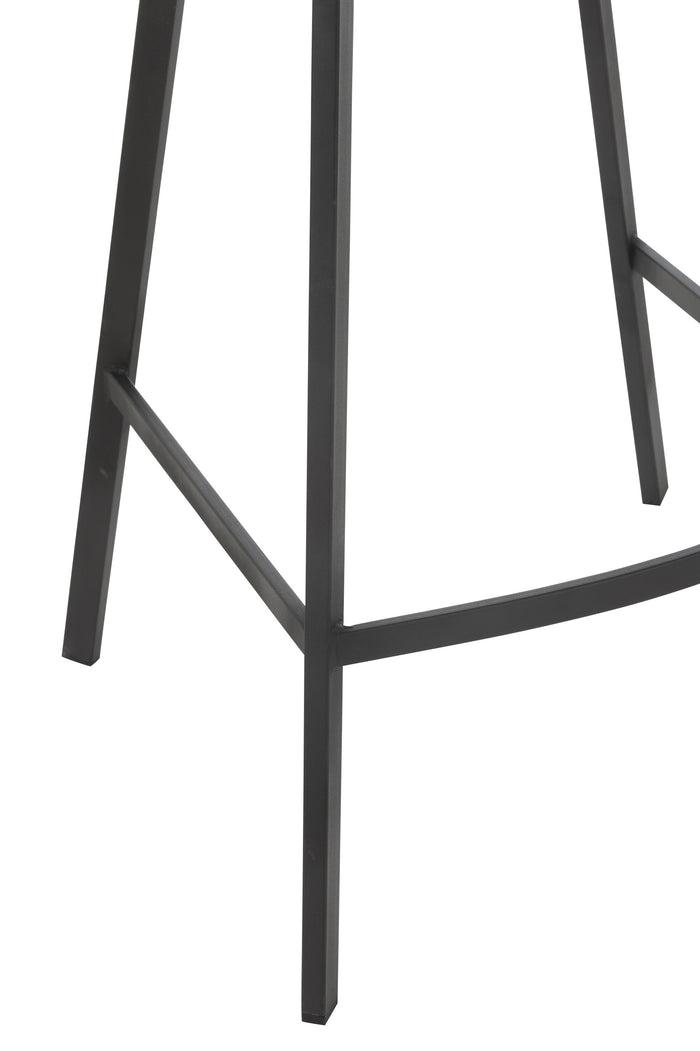 J-Line barstoel Kent - metaal|polyester - roest